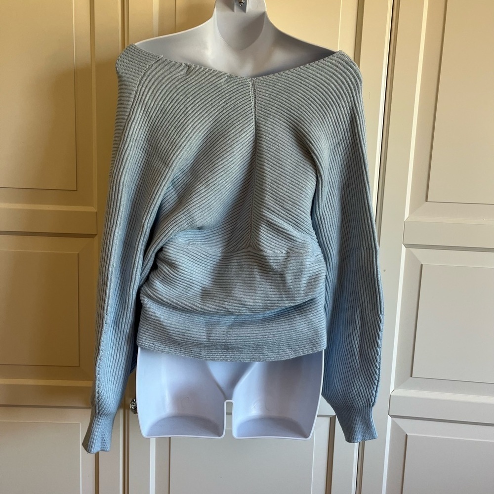 Petal and Pup Langton  Knit
Sweater Pale Blue Iff the Shoulder Size M/L - Picture 9 of 14